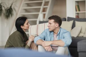 Couples in therapy during alcohol addiction treatment