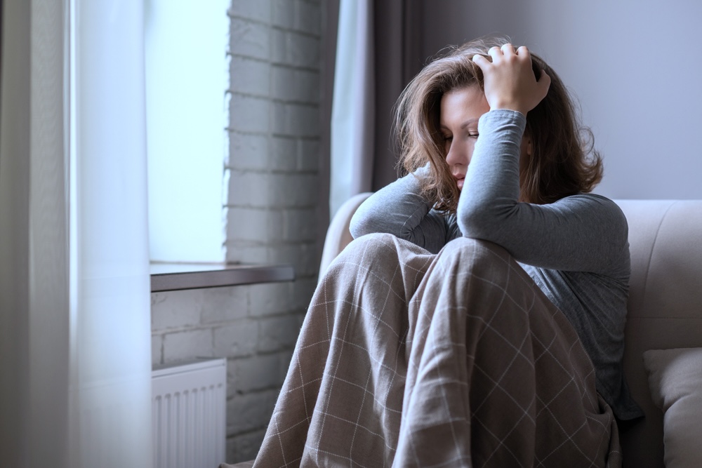 Person having anxiety issues